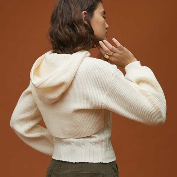 Anthropologie Cable Knit Sweater Tank Set - Picture 2 of 7